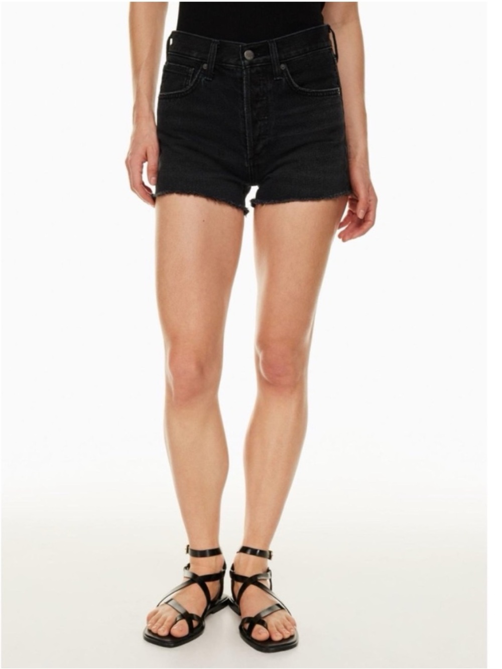 Aritzia Black Yoko Shorts
